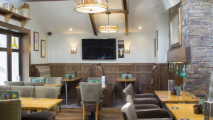 TV and seating area Best Pint of Guinness in North Antrim | O’Connors Bar Ballycastle