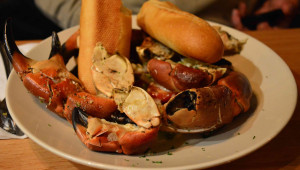 baked garlic crab Best Pint of Guinness in North Antrim | O’Connors Bar Ballycastle